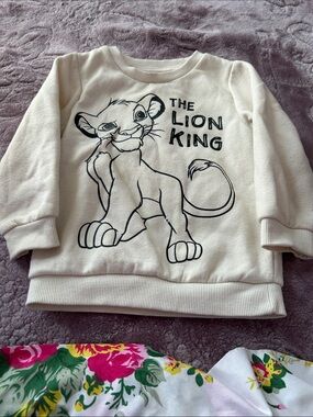 Disney Cream The Lion King Kids Sweatshirt